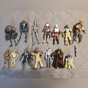 Vintage 2007 Hasbro Star Wars 30th Anniversary Action Figure Collection